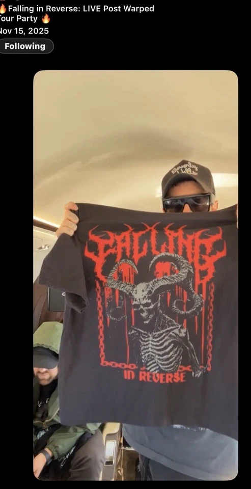 Camisa Falling in Reverse XL “Whatnot Exclusive” Envío Gratis Nueva Sin Etiquetas Foto 1 de 1