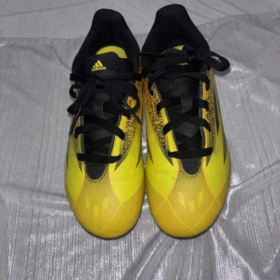 Botines de fútbol Adidas Speedflow para niños talla 2 zapatos amarillos GW7426 Foto 1 de 4