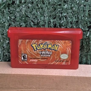 Pokemon Fire Red Nintendo Gameboy Advance Working Tested Authentic - Picture 1 of 10