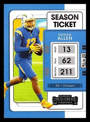 2021 Panini Contenders #52 Keenan Allen - Image 1 of 2