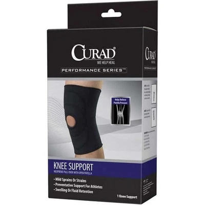 Неопреновый пуловер Curad Knee Support с открытой коленной чашечкой, X-Large, 1 шт. - Изображение 1 из 2