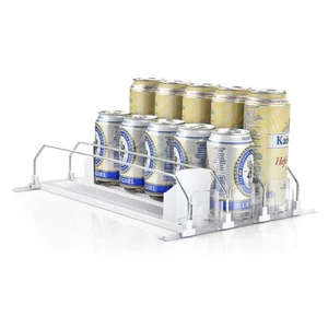 OTraki Fridge Drink Organizer Adjustable 3 Rows Soda Organizer for Refrigerat... - Picture 1 of 7