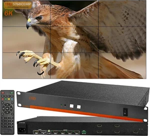 Controller video parete UHD 3x3 4K uscita senza perdita 5760x3240@30Hz - Foto 1 di 19