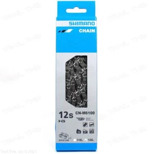 Shimano CN-M6100 Bicycle Chain 12-Speed MTB Deore HG 126-Links - Picture 1 of 3