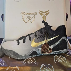Nike Kobe 9 IX EM Protro 'Mambacita' (Black Metallic/Gold) - FZ7333-002 - DS - Picture 1 of 5