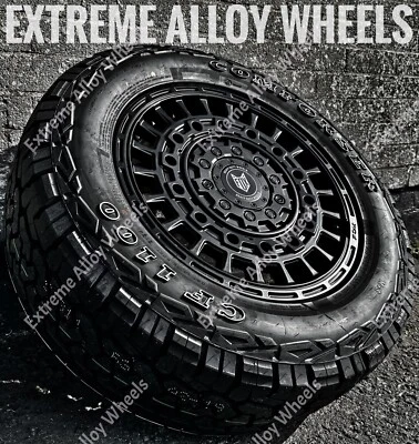 16 Zoll Black Fox Adv Alufelgen passend für Ram Promaster 5x130 + All Terrain Reifen - Bild 1 von 3