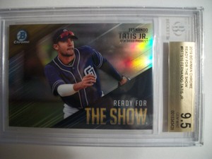 FERNANDO TATIS JR 2019 Bowman Chrome Ready for the Show #10 BGS GEM MINT 9.5