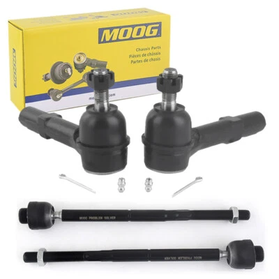 4PCS MOOG Front Tie Rod End Kit For 2007-13 GMC Sierra Yukon XL 1500 Chevy Tahoe - Image 1 of 4