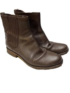 Timberland Boots Chelsea Women Size 10m Brown Leather Chukka 55377 3126 - Picture 1 of 16