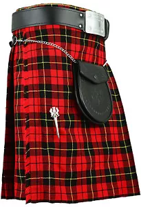 Hombres Escocés Wallace Kilt Tartán Kilts Todas las Tallas - Imagen 1 de 6