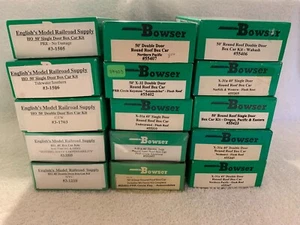 Bowser HO Scale Unassembled Box Car Kits each sold separately - Picture 1 of 74