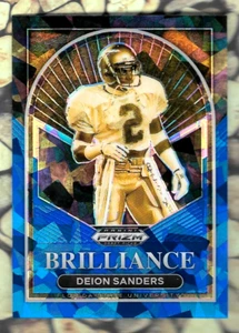 DEION SANDERS 2023 PANINI PRIZM DRAFT SP INSERT CARD #'D /99 NFL HOF! PRIME TIME - Bild 1 von 2
