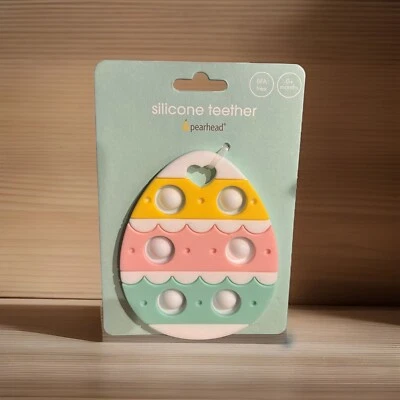 Pearhead Silicone Baby Teether Sensory Popper NEW - Image 1 of 3
