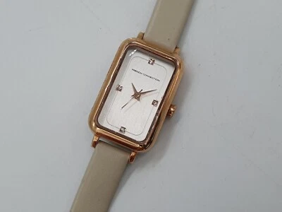 French Connection Women's Leather Strap Watch FCS1004C - Image 1 of 4