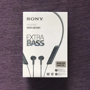 Sony MDR-XB70BT Earphones Bluetooth NFC Wireless In-Ear genuine SONY SEALED - Picture 1 of 1