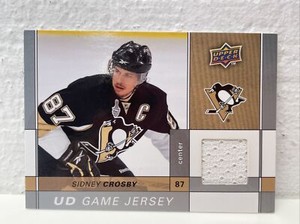2009-10 Upper Deck Hockey Sidney Crosby UD Game Used Jersey Relic #GJ-SC