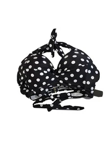 Women's 1 Piece Top Bikini White And Black Print XXL - Picture 1 of 1