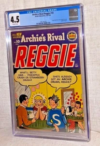 Archie's Rival Reggie #10, CGC 4.5, Off-White Pages - Picture 1 of 2