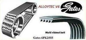 Gates Micro V Drive Belt To Suit Holden VE WM V6 3.6L 6PK2555 LLT LY7 Alloytec