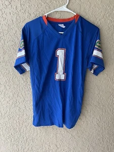 Rivalry Threads Florida Gators Kids Blue V Neck Football Jersey #1 Size L 12/14 - Picture 1 of 5