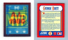 George Brett #39 Score 1990 Baseball Magic Motion Trivia Card