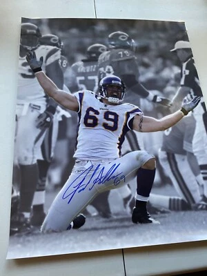 Foto autografiada/firmada de Jared Allen de los Minnesota Vikings 16x20 SPOTLIGHT/PSA Foto 1 de 4