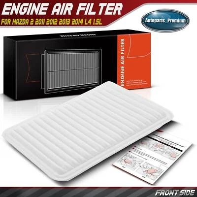 New Rigid Panel Engine Air Filter for Mazda 2 2011 2012 2013 2014 L4 1.5L CA9894 - Image 1 of 4