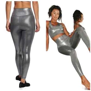 Allfenix Chrome Highwaist Leggings Gr. M Gunmetal - Bild 1 von 10