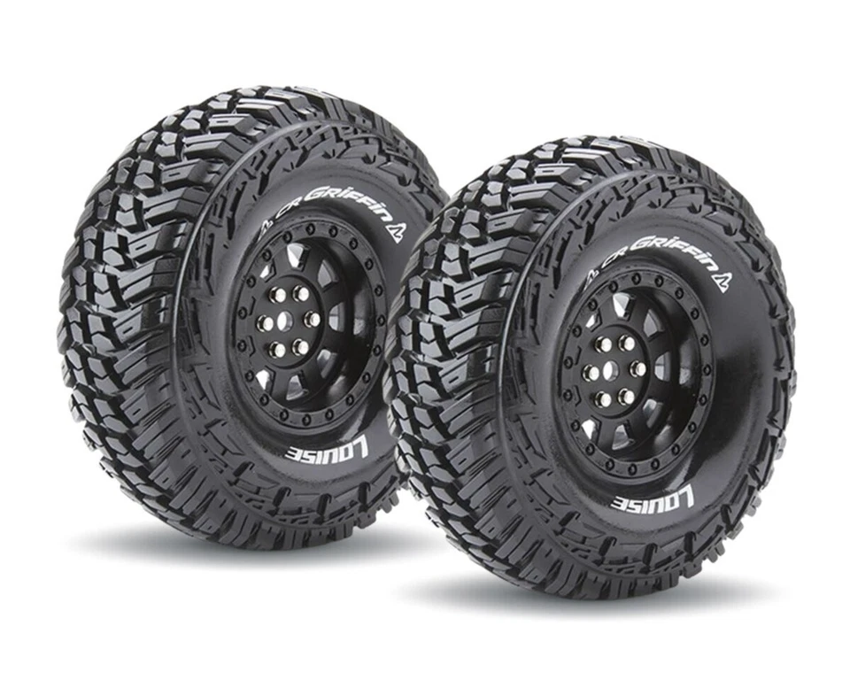 LOUISE CR-GRIFFIN Reifen 1.9 supersoft auf schwarzer Felge 12mm LOUT3230VB Land  - Bild 1 von 1