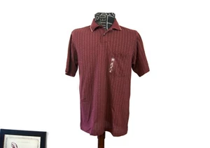 Van Heusen New Men’s Polo Shirt S Maroon NWT - Picture 1 of 5