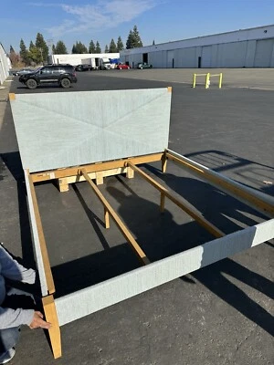 Serena & Lily Hughes Bed (King)-Coastal Blue - Image 1 of 4