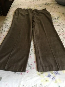 New York & Co stretch pants brown 18 - Picture 1 of 5