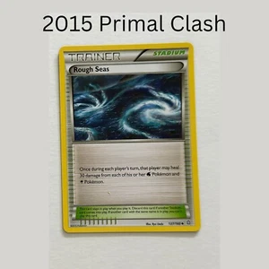 Pokémon TCG 2015 Trainer Stadium Card - Rough Seas Ungraded Lightly Played - Picture 1 of 2