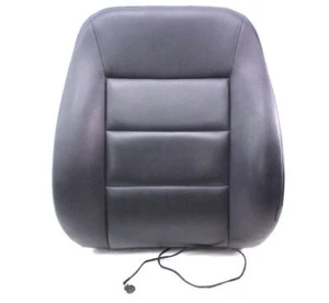 LH Driver Seat Back Rest Foam & Cover 98-01 Audi A6 C5 Black Leatherette Genuine - Picture 1 of 3