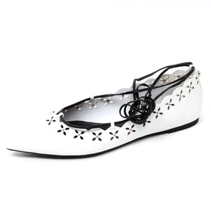 C9868 ballerina donna MICHAEL KORS THALIA FLAT scarpa bianco shoe woman - Bild 1 von 4