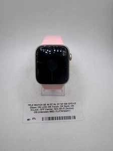 Apple Watch SE 2e génération - 44 mm - Starlight - Aluminium - WiFi - Fonctionnelle - Photo 1 sur 10