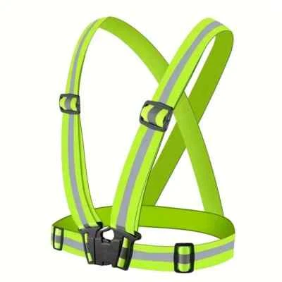Ultra-Bright Reflective Safety Stripe Vest Durable, Water-Resistant - Image 1 of 4