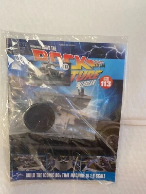 1:8 SCALE EAGLEMOSS BACK TO THE FUTURE BUILD YOUR OWN DELOREAN ISSUE 113 W/ PART - Image 1 of 2