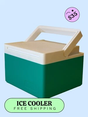 Green Ice Cooler Deck Box For Magic The Gathering MTG EDH Commander Custom Deck  - Image 1 of 4