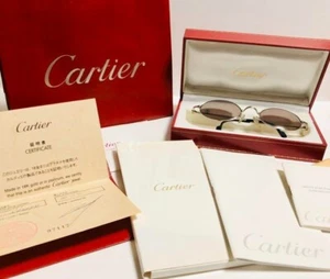 Cartier sunglasses (platinum) Fashion Accessories collection Eyewear b454 - Picture 1 of 7