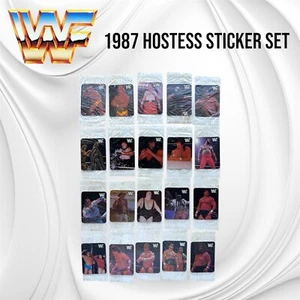 1987 WWF Hostess Stickers Lot Hulk Hogan Cards Food WRESTLING SUPERSTARS LJN toy - Picture 1 of 8