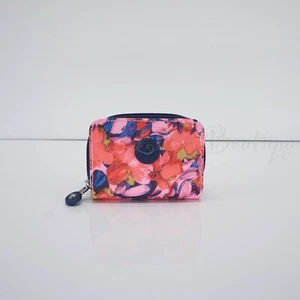 Kipling Tops Mini Cartera Cremallera Estuche para Tarjetas a Presión KI0809 Poliéster Pétalos Agradables Nuevo con Etiquetas - Imagen 1 de 8