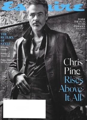 Esquire Magazine Chris Pine Men's Style Ukraine Jose Andres Patrick Dempsey 2023 - Image 1 of 4