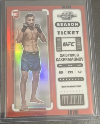 2023 Chronicles Contenders Optic Red /199 Saidyokub Kakhramonov No. 371! - Image 1 of 2