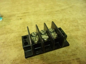 Jones Panel Mount Barrier Terminal Block 2 Row, 3-Position  **FREE SHIPPING** - Picture 1 of 3