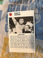 1987 French Boxing Card Mike Tyson World Champion Boxer Ultra Rare Rookie RC!!!