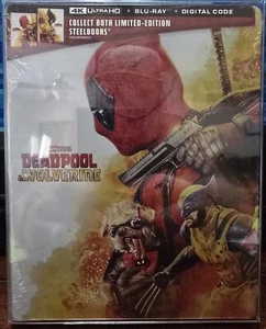 Deadpool and Wolverine Steelbook Deadpool Edition W/ Protector - Picture 1 of 2