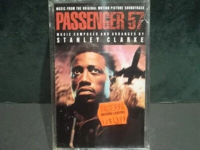PASSENGER 57 Movie Soundtrack SEALED Cassette 1992 Epic ‎ET 53232 Stanley Clarke Foto 1 de 3