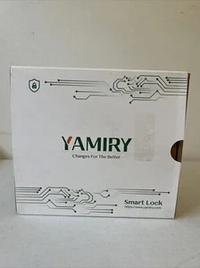 Yamiry YR01 Smart Lever, Fingerprint Keyless Entry Smart Door Lock - Black -NEW! - Picture 1 of 3
