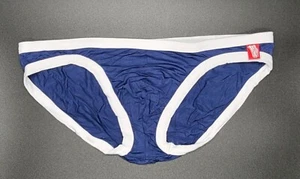 AussieBum Mens TeeBall Brief Underwear Size S L XL Navy w/White Waistband NWT - Picture 1 of 4